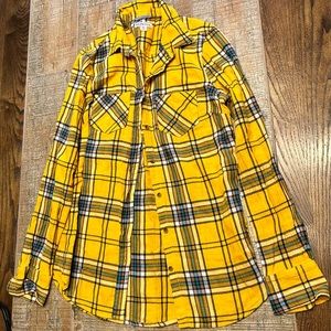 Woman’s plaid shirt
